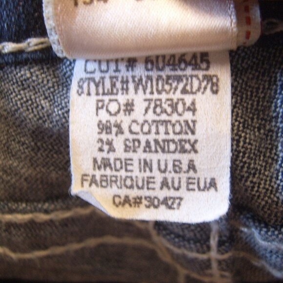 Like New Excellent Condition True Religion Women Jeans sz 26 Made in USA - Picture 4 of 4